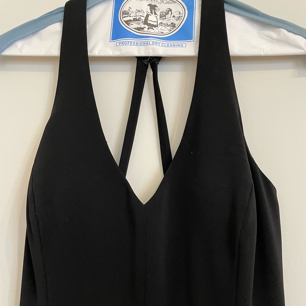Long black dress, size 2 - Picture 3 of 5